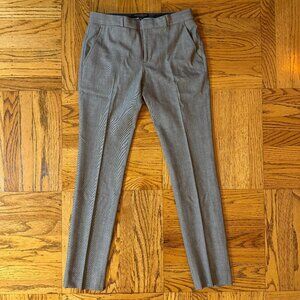 Banana Republic Harper wool pant, gray, size 0, inseam 30"